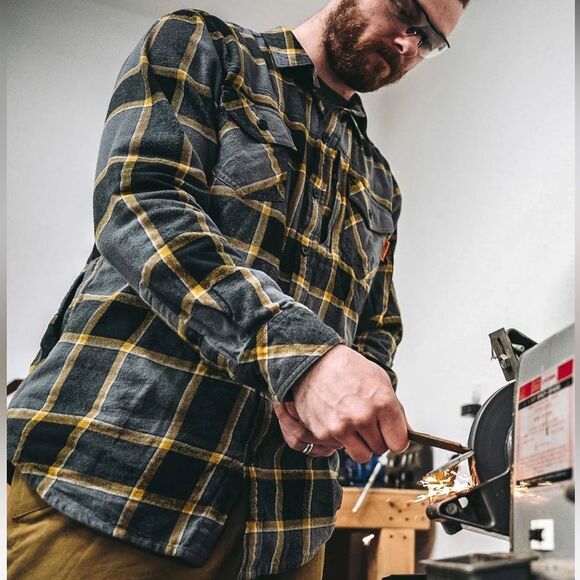 Off The Grid Destroyer Flannel Castlerock Small NWT in packaging - Picture 3 of 6